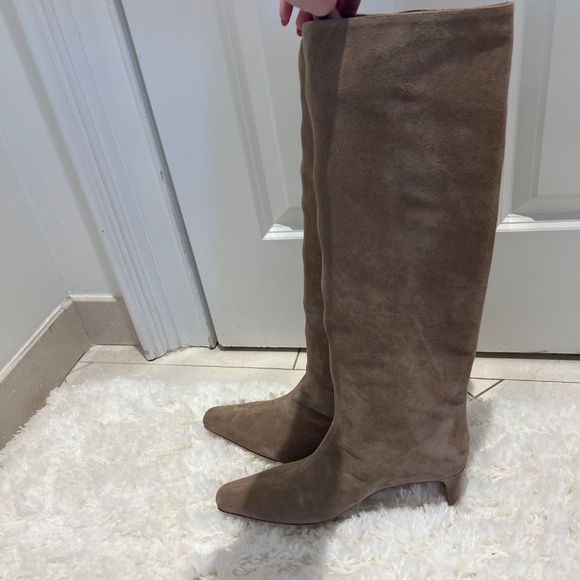 Staud Wally Suede Knee-High Boots in Dune, Size 38.5/8.5 (Brand New) - Picture 2 of 8